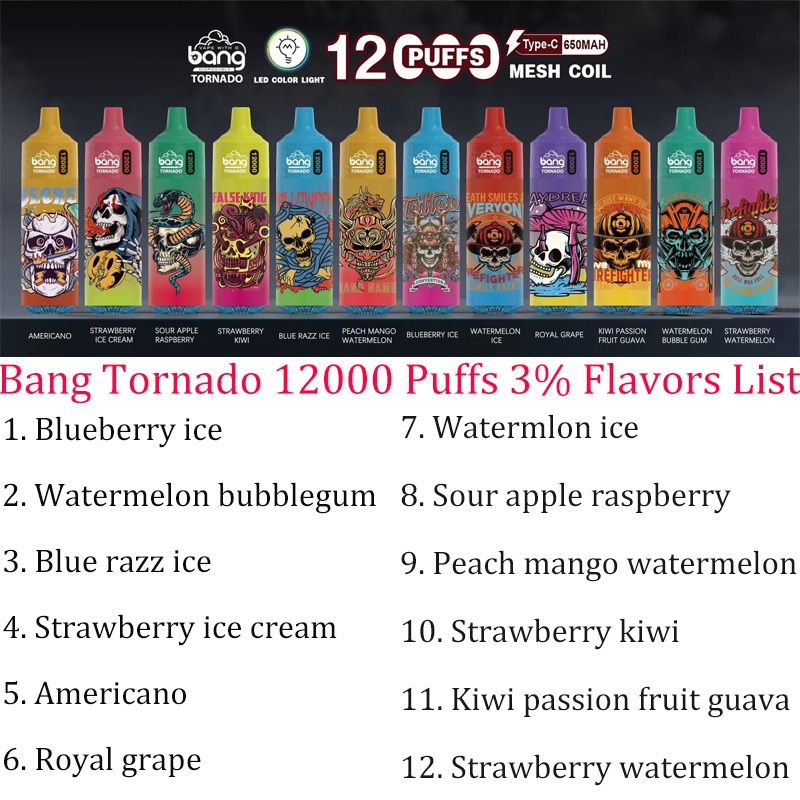 3% Bang Tornado 12000 Puffs Tell us