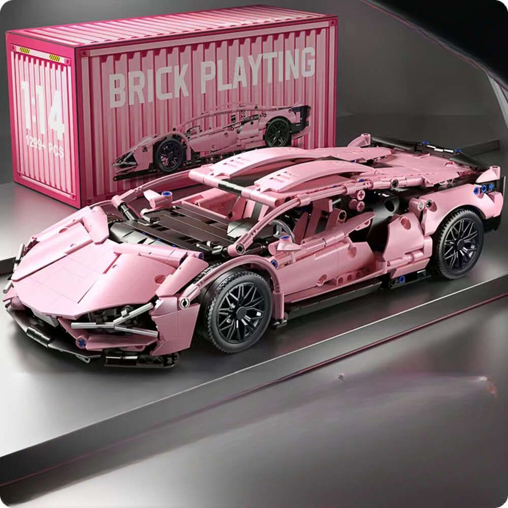 1) MK6003 Pink Lambo Container presentlåda)