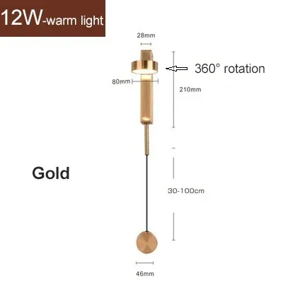 Warmweiß (2700–3500 K), 12 W, Gold