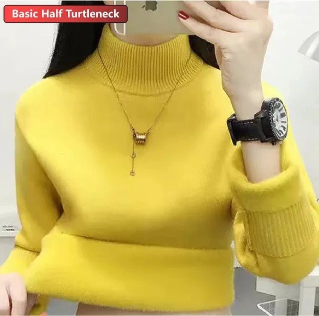 collier élevé jaune