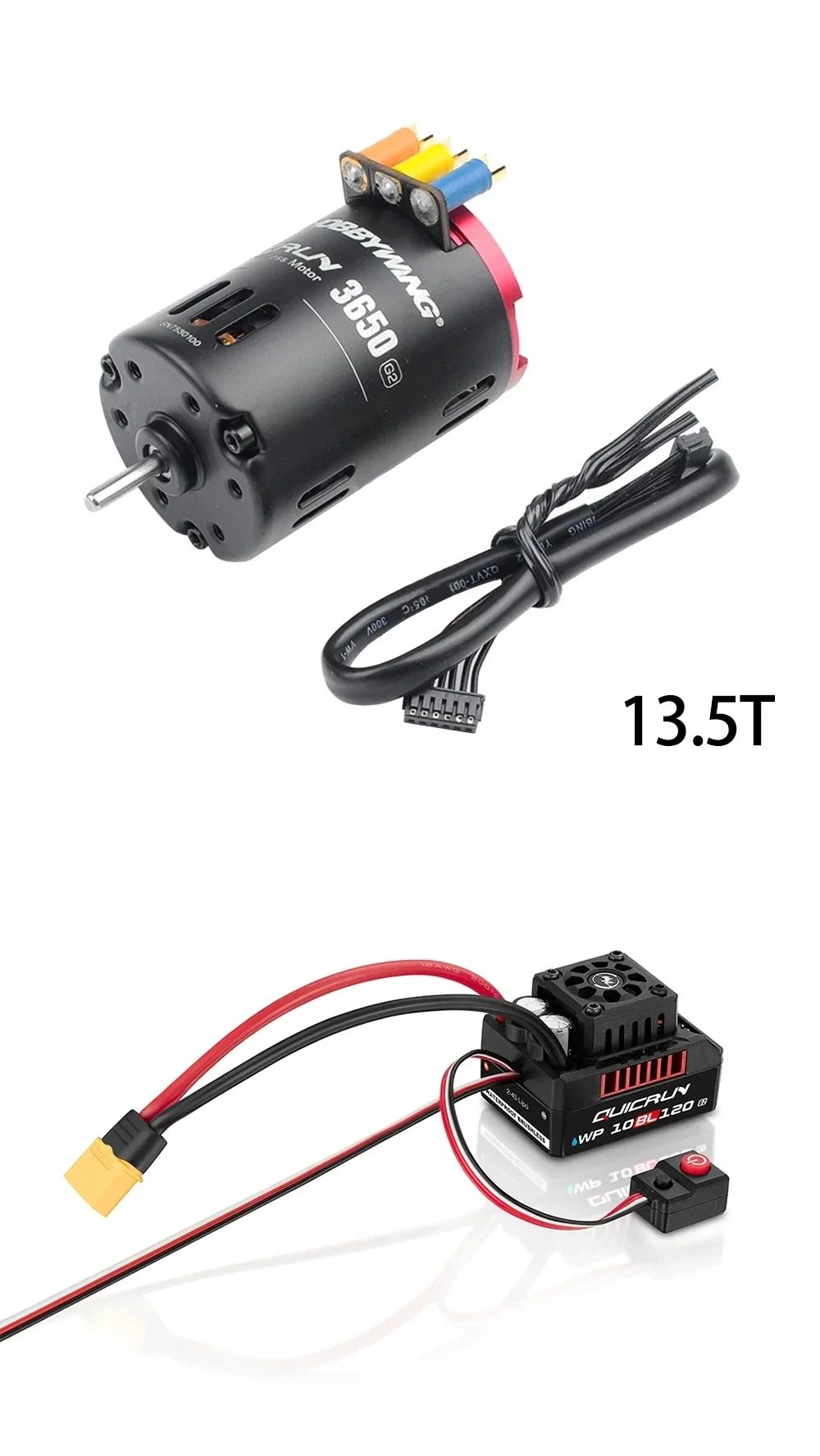 ESC e motor 13,5T