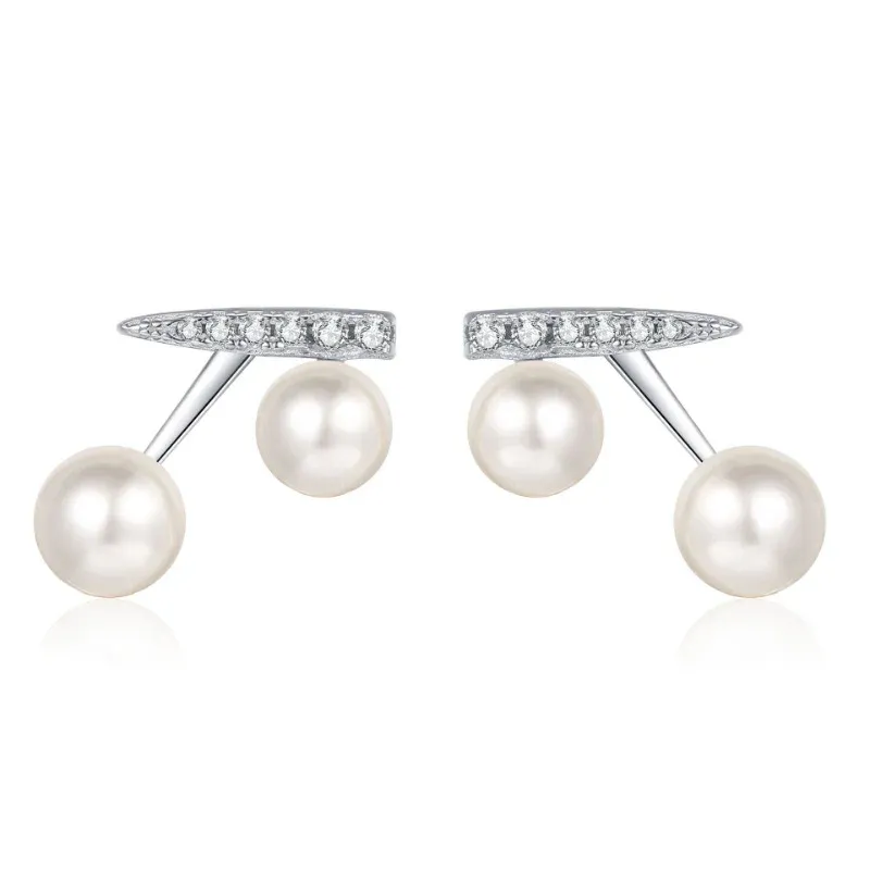 5-7mm Pearl Platinum Plated