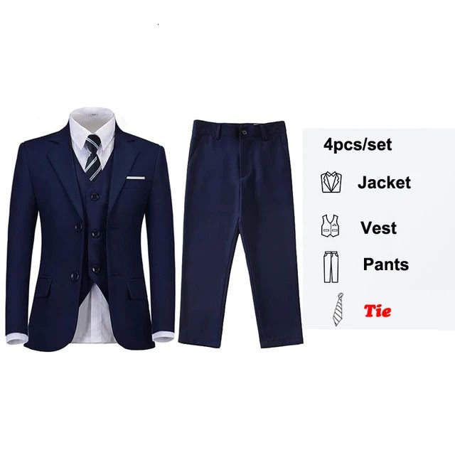 navy (tie)4pcs