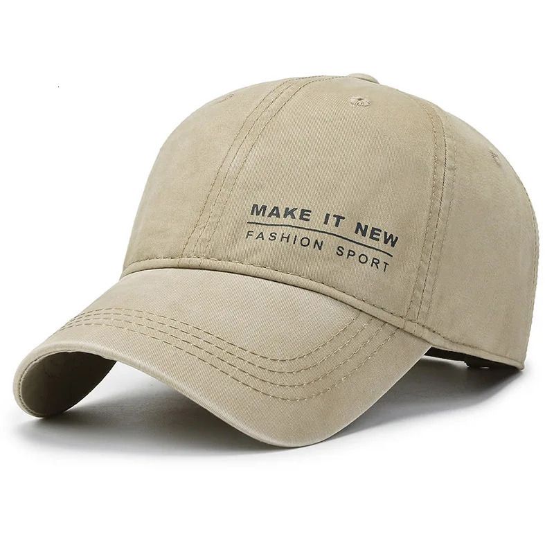 khaki baseball cap