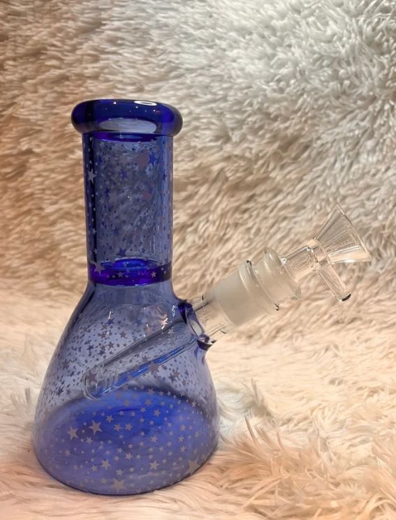 blue 16cm tall