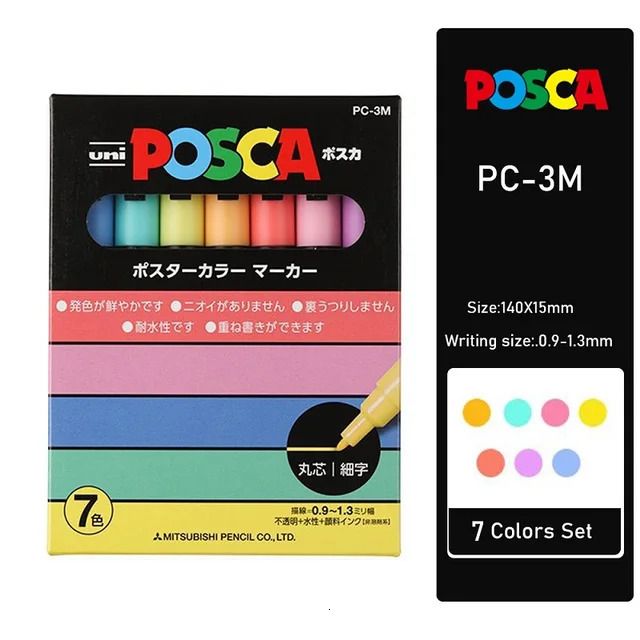 Pc-3m 7 Colors Set