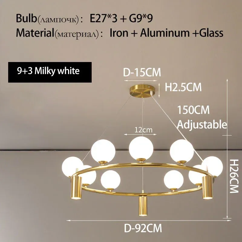 Varmt ljus 3000K 220V 9-3 dubbel