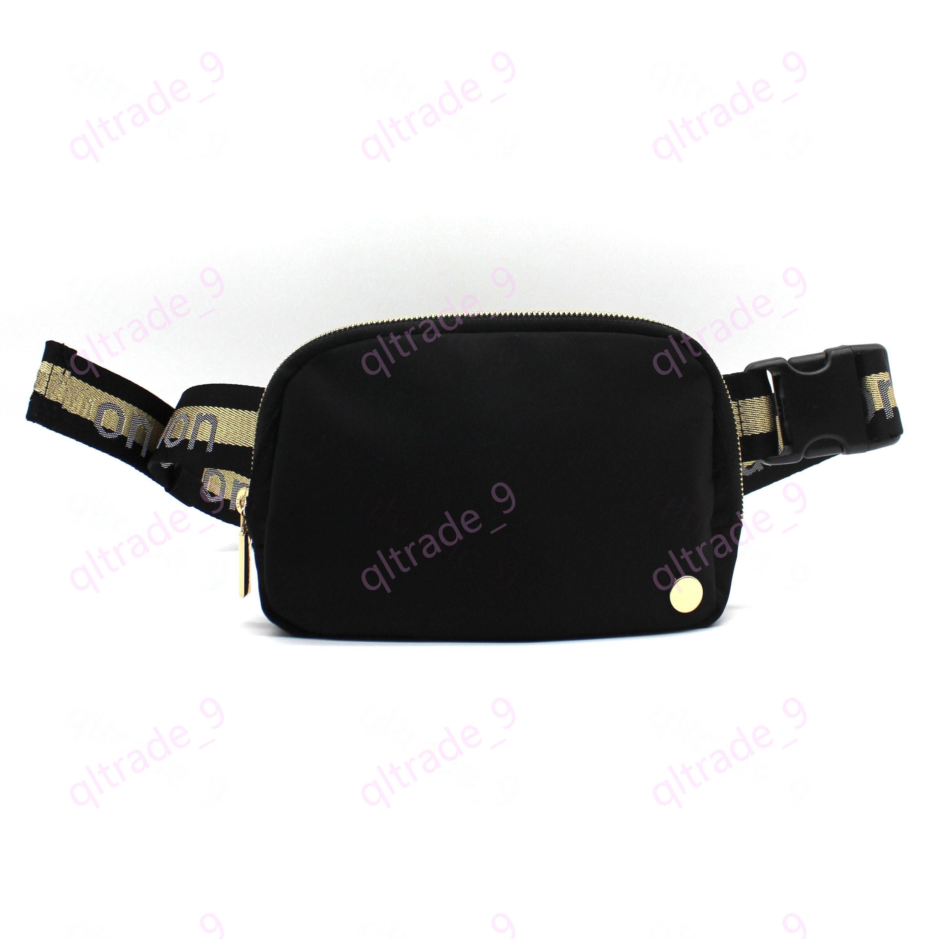 Gold Letters on Belt-black