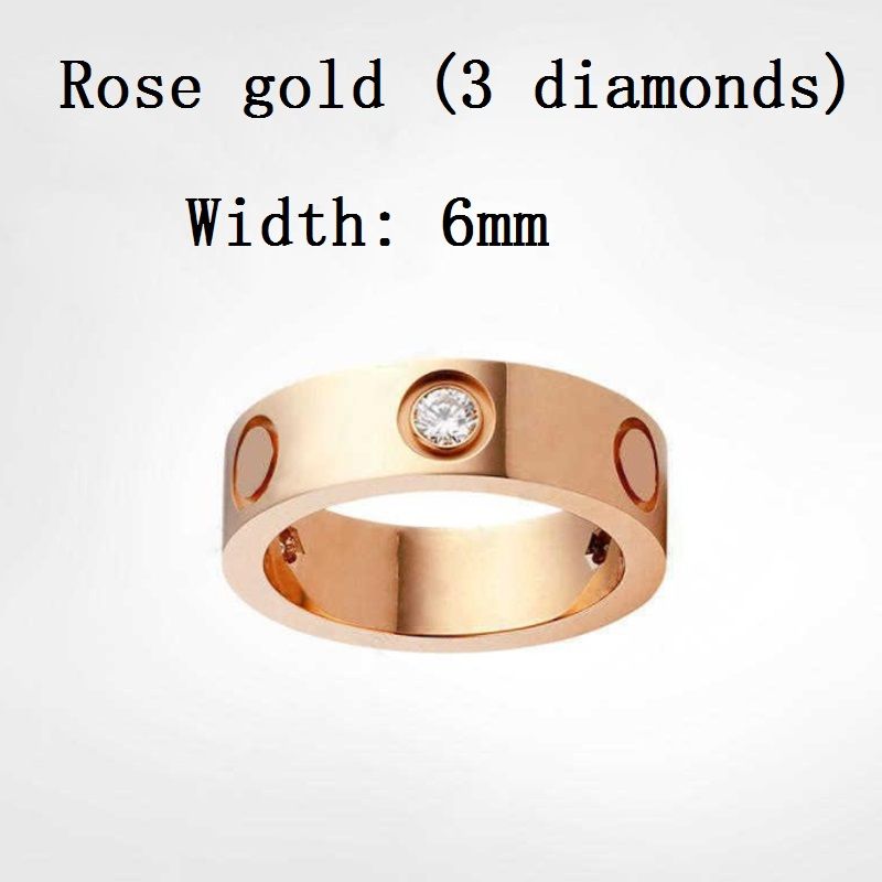 6mm Rose with stone