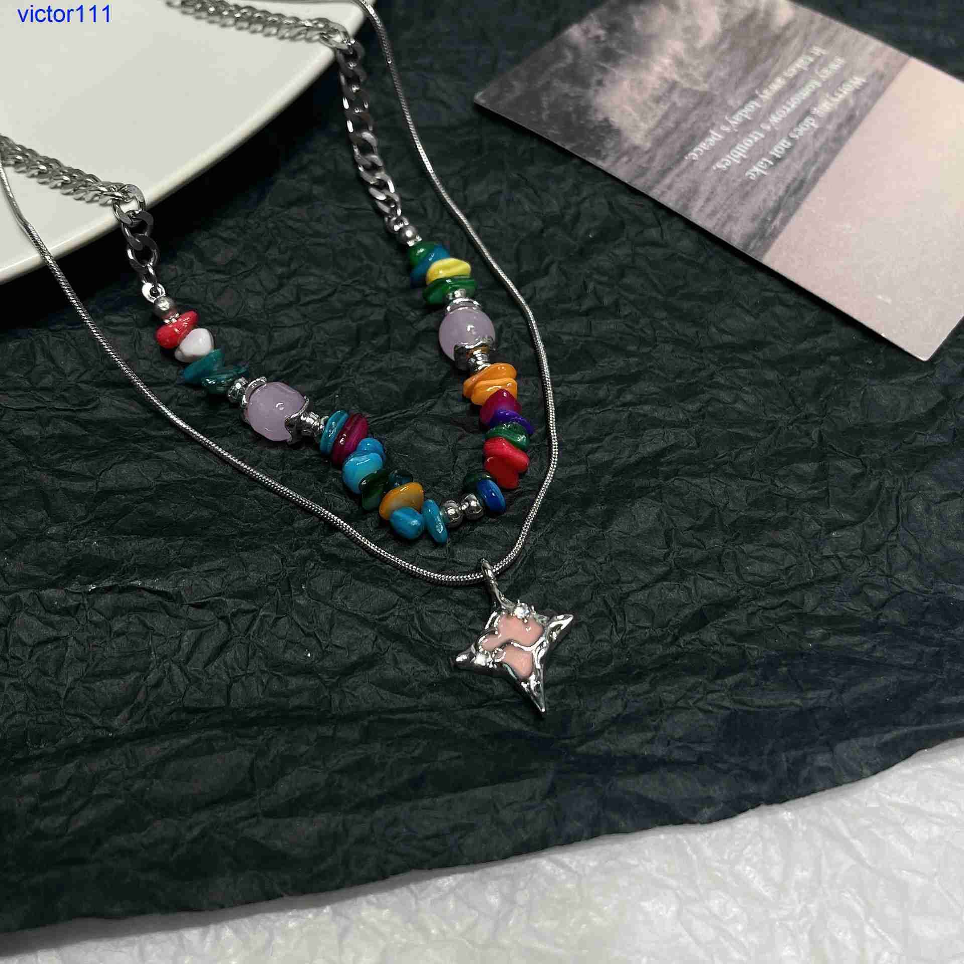 Gekleurde stenen Starlight ketting