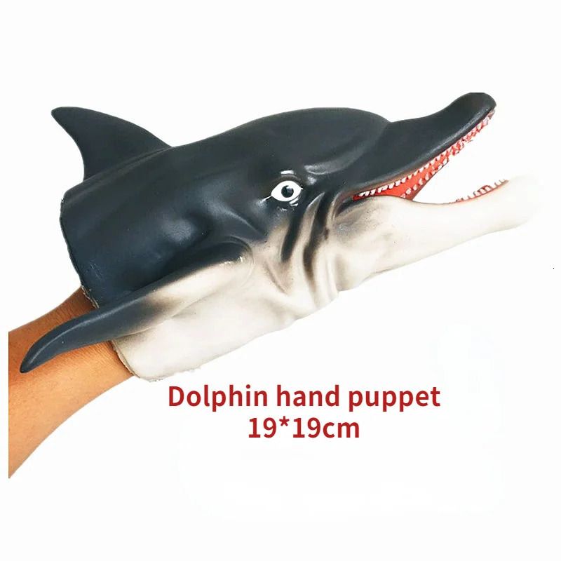 dolphin hand puppet
