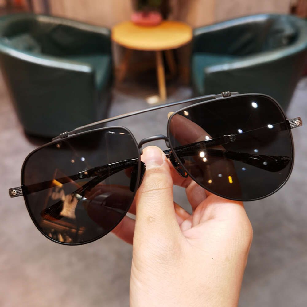 frame ch8090 black sunglasses