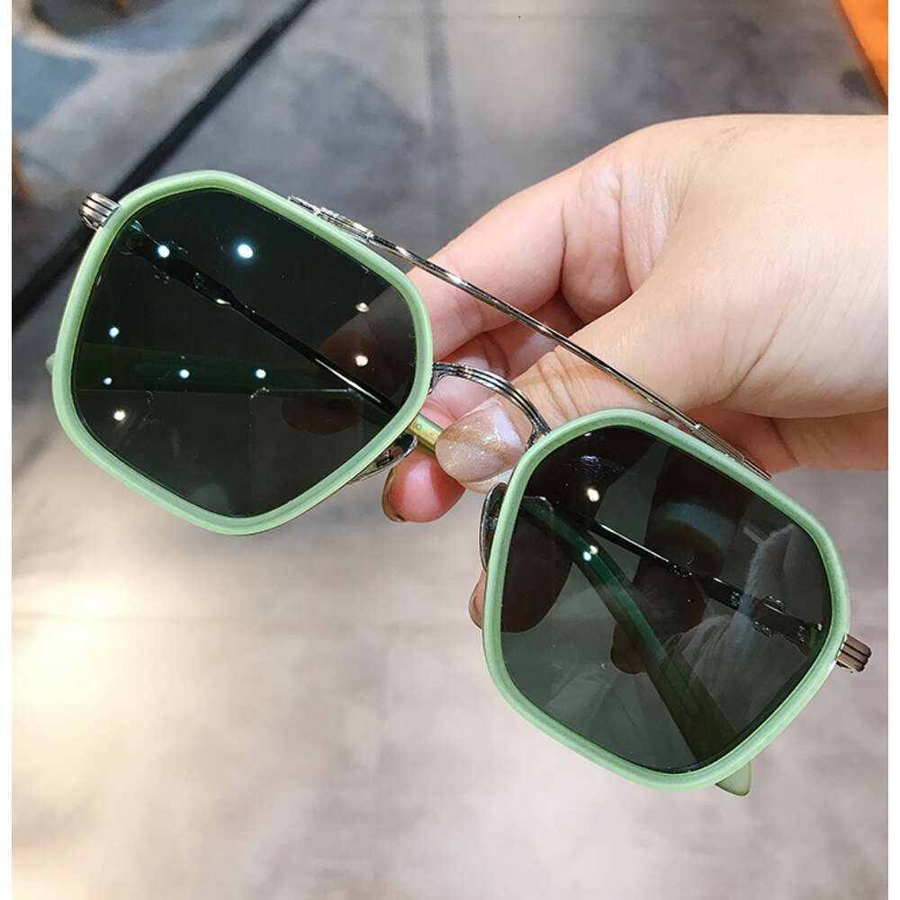 occhiali da sole hota argento verde