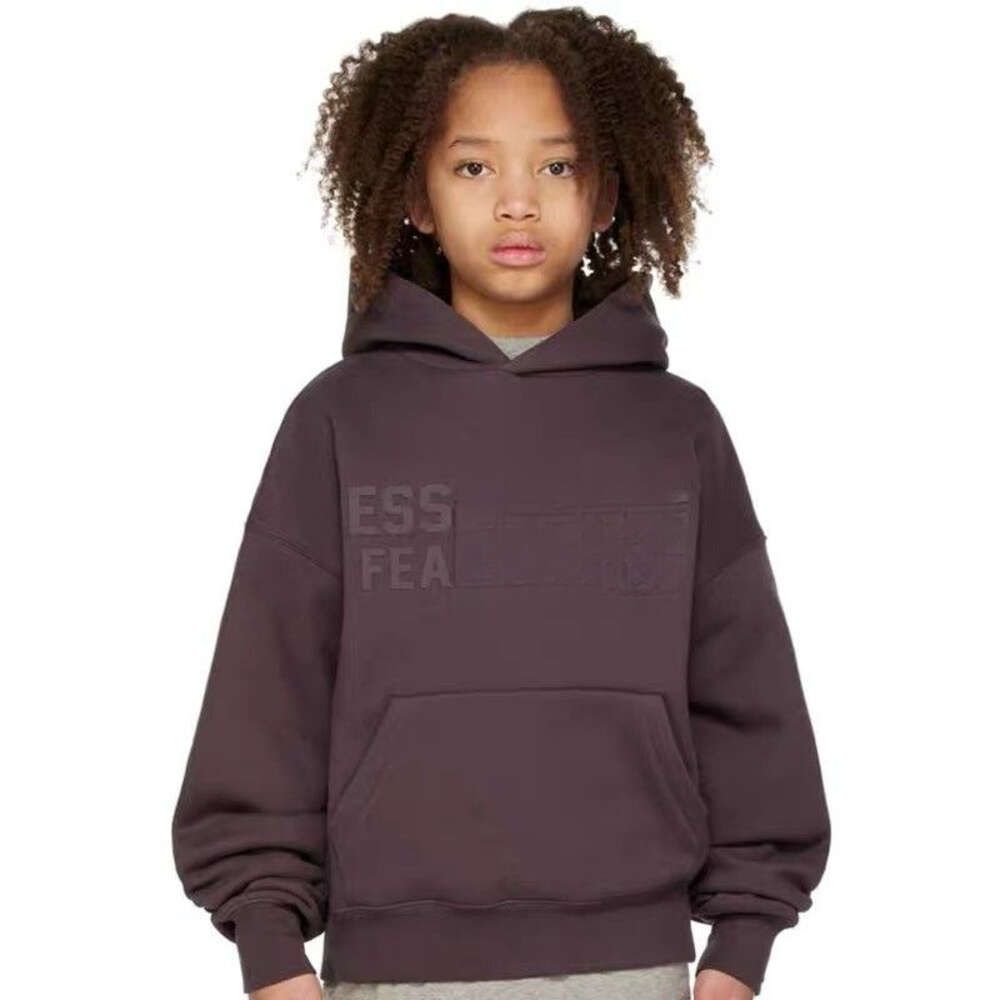 Sweat à capuche violet prune uniquement