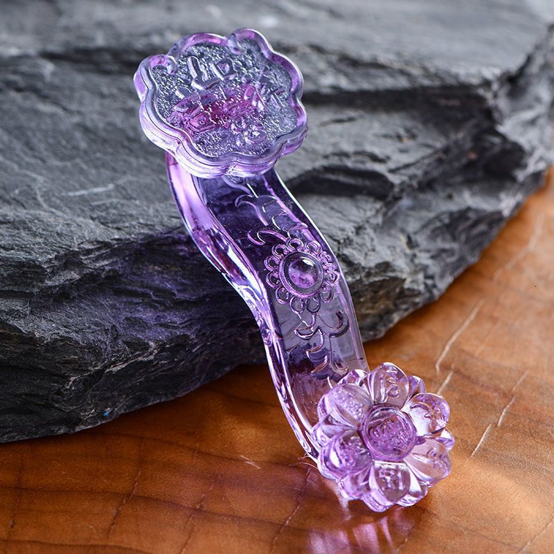 Фиолетовый кристалл Жуйи-11x3,6