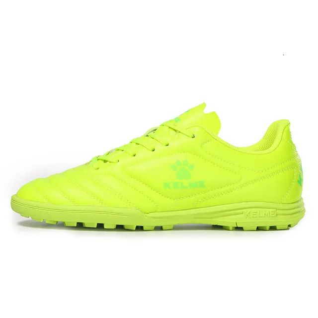 yellow soccer shoes