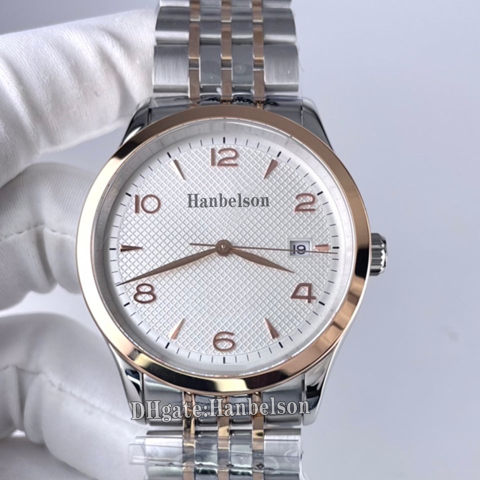 Dial style 1 two tone rose gold white