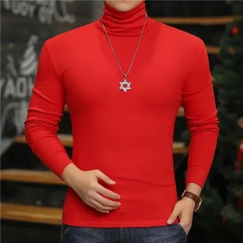 turtleneck red