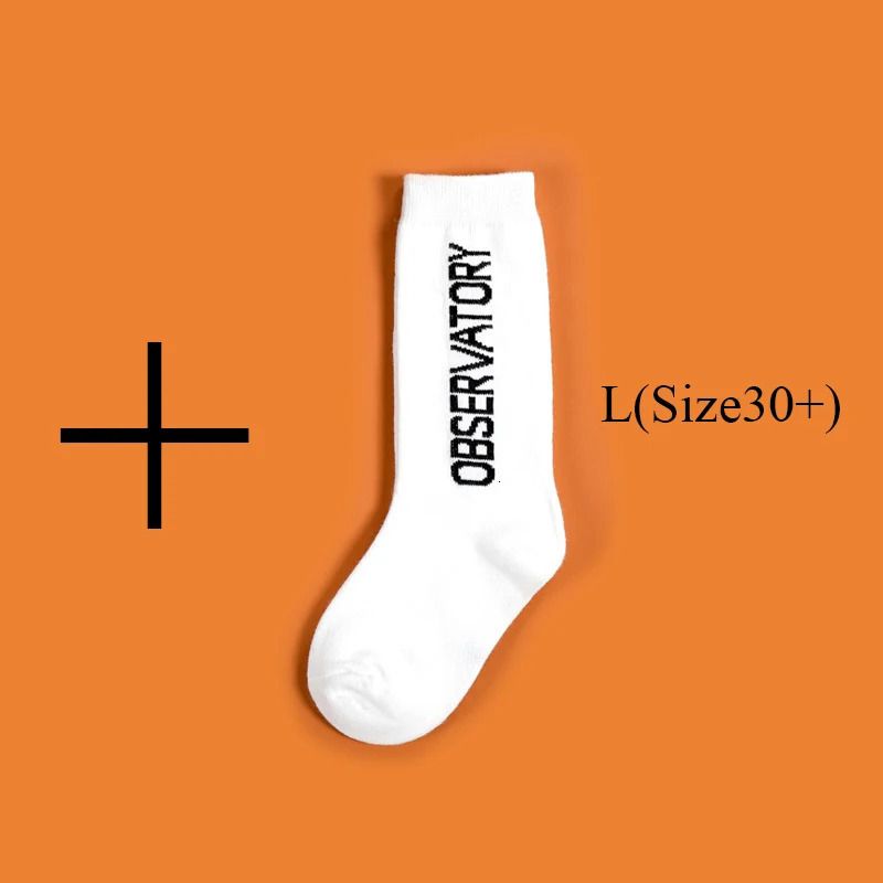 Med L Socks White