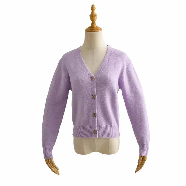 Purple Cardigan