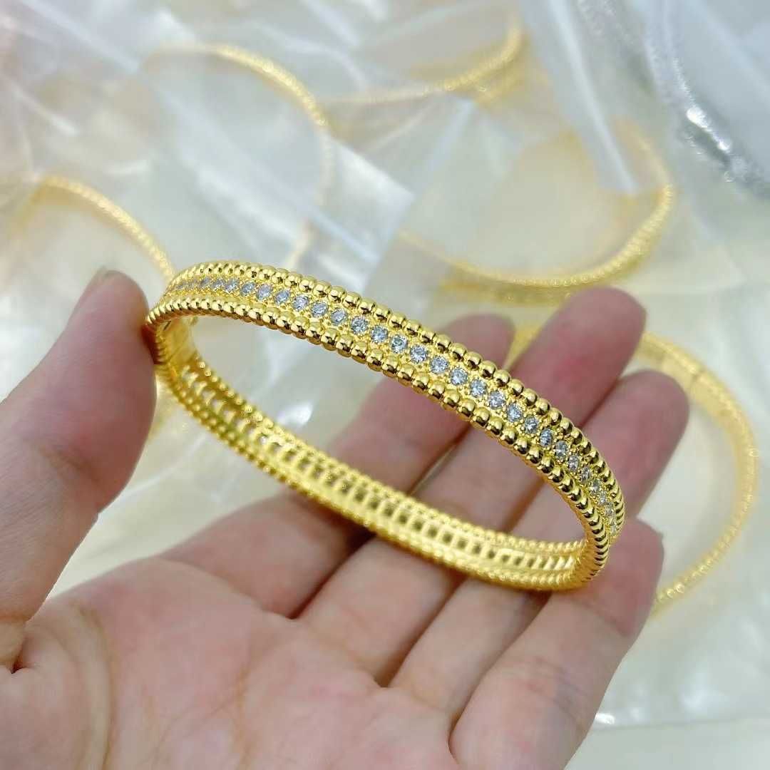 Diamantarmband med en rad (gul gå