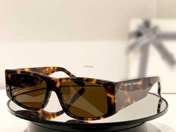 Amber Frame Tea Lens White Letters