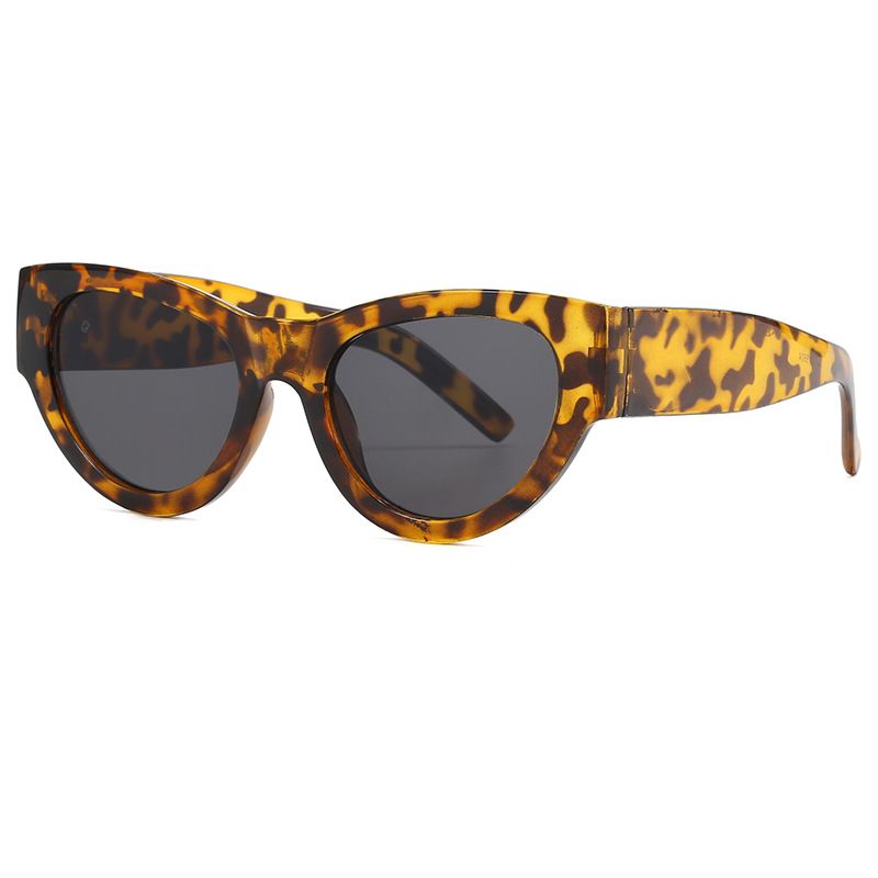 p-Leopard framed brown lenses