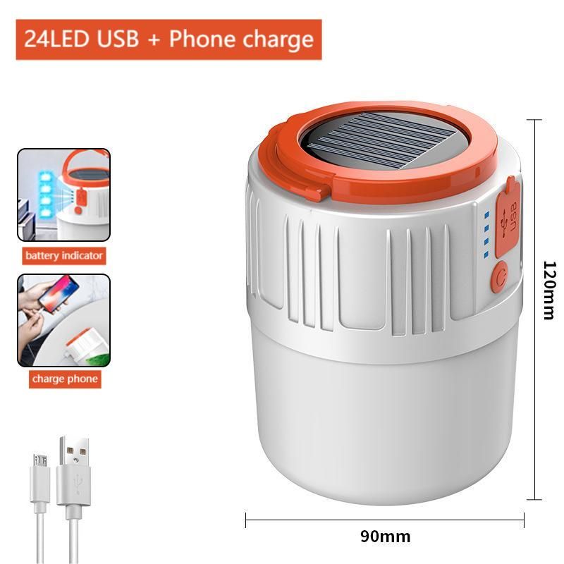 24led solar usb phone charge