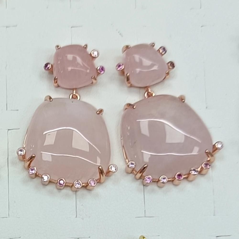 Gem Color:pink Quartz