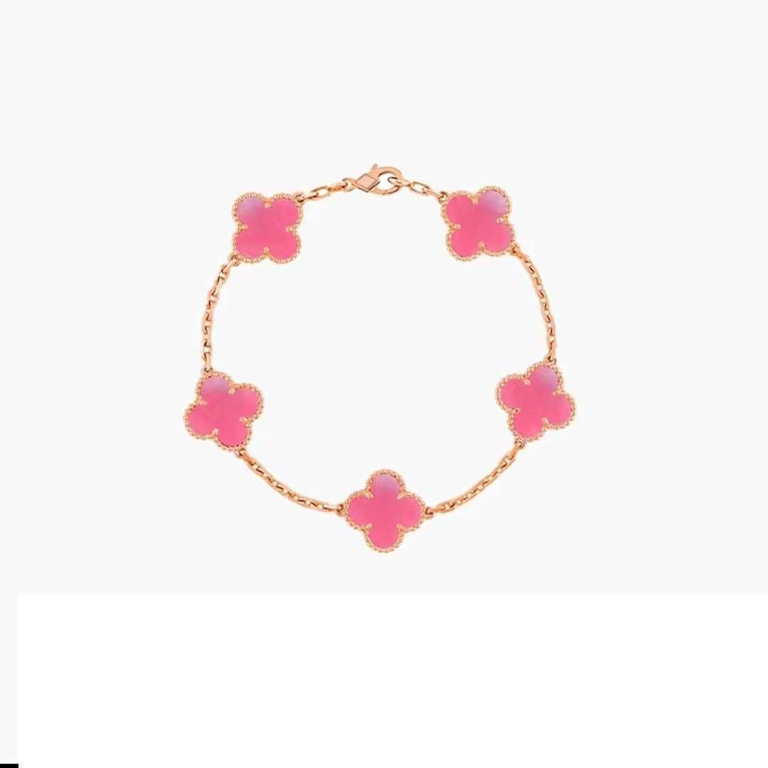 Rose Gold Bracelet - Pink Fritillaria