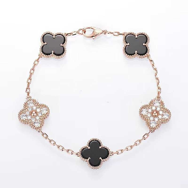 Czarny agat Diamond Rose Gold