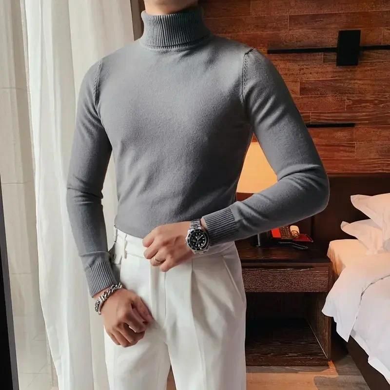 Grey Turtleneck