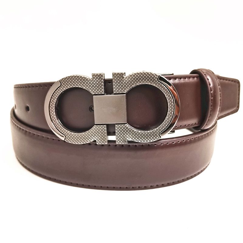 Brown belt + black buckle