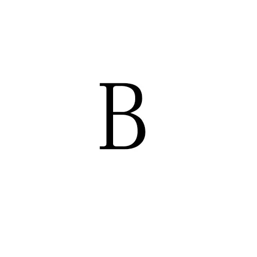 B