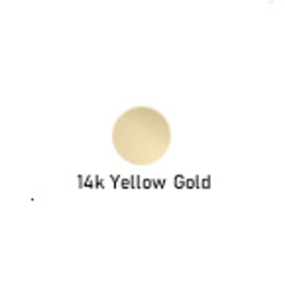 Желтое золото 14 карат, 0,5 карата x 2 D VS1 IGI 14 карат
