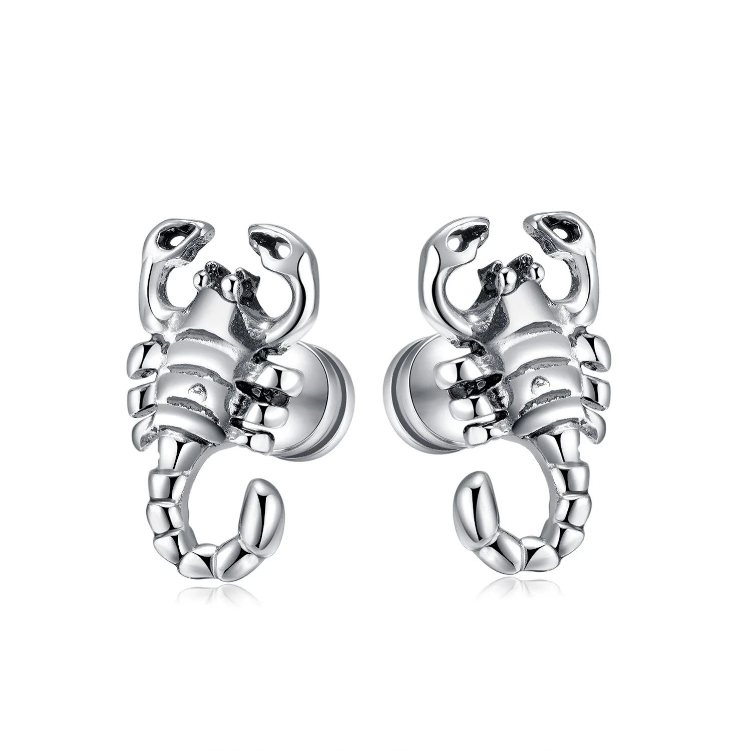 steel stud earrings