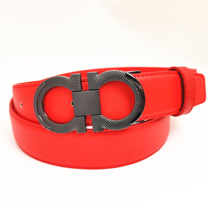 Red belt + black buckle
