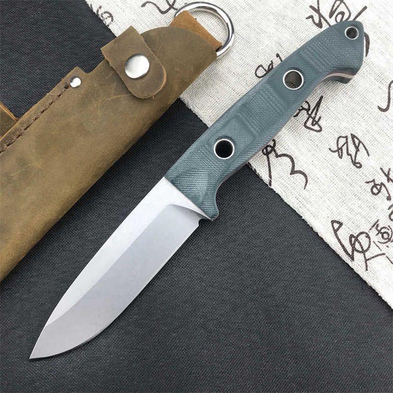 Blue G10-b151-3.74in-Fixed Blade Knife