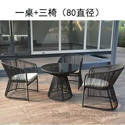 1 table 3 chairs 5