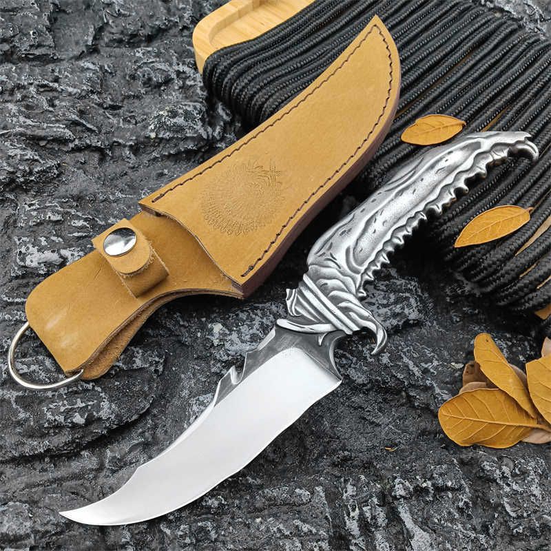 As-3.74in Fixed Blade Knife-1.37in