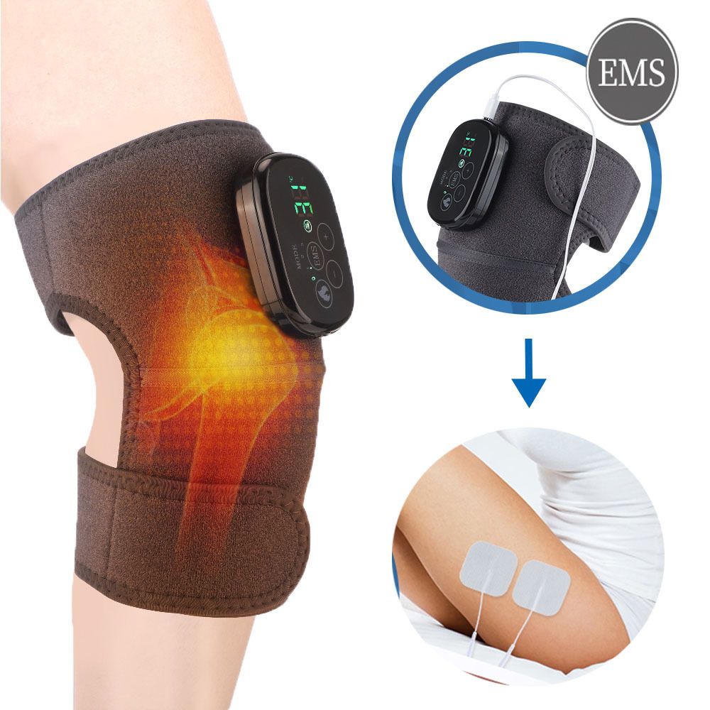 Electric Ems Leg Foot Massager Pad With Electrode Patch Pain Relax