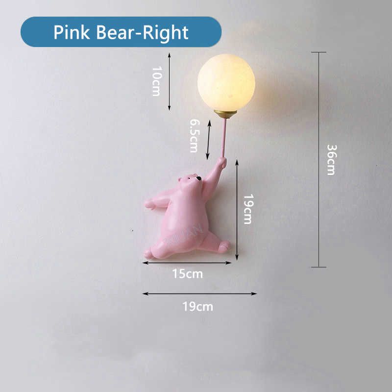 Pink Bear Rechtswarmes Licht