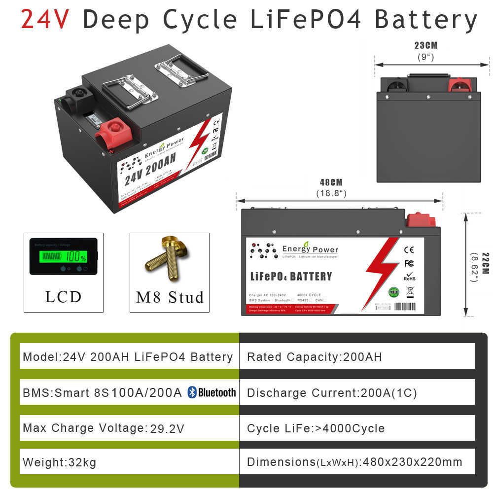 24V 200AH Bluetooth