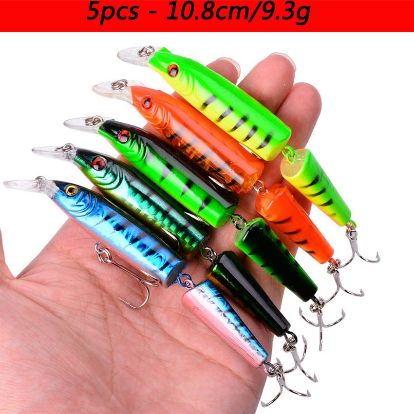 5pcs-9.3g-10.8cm