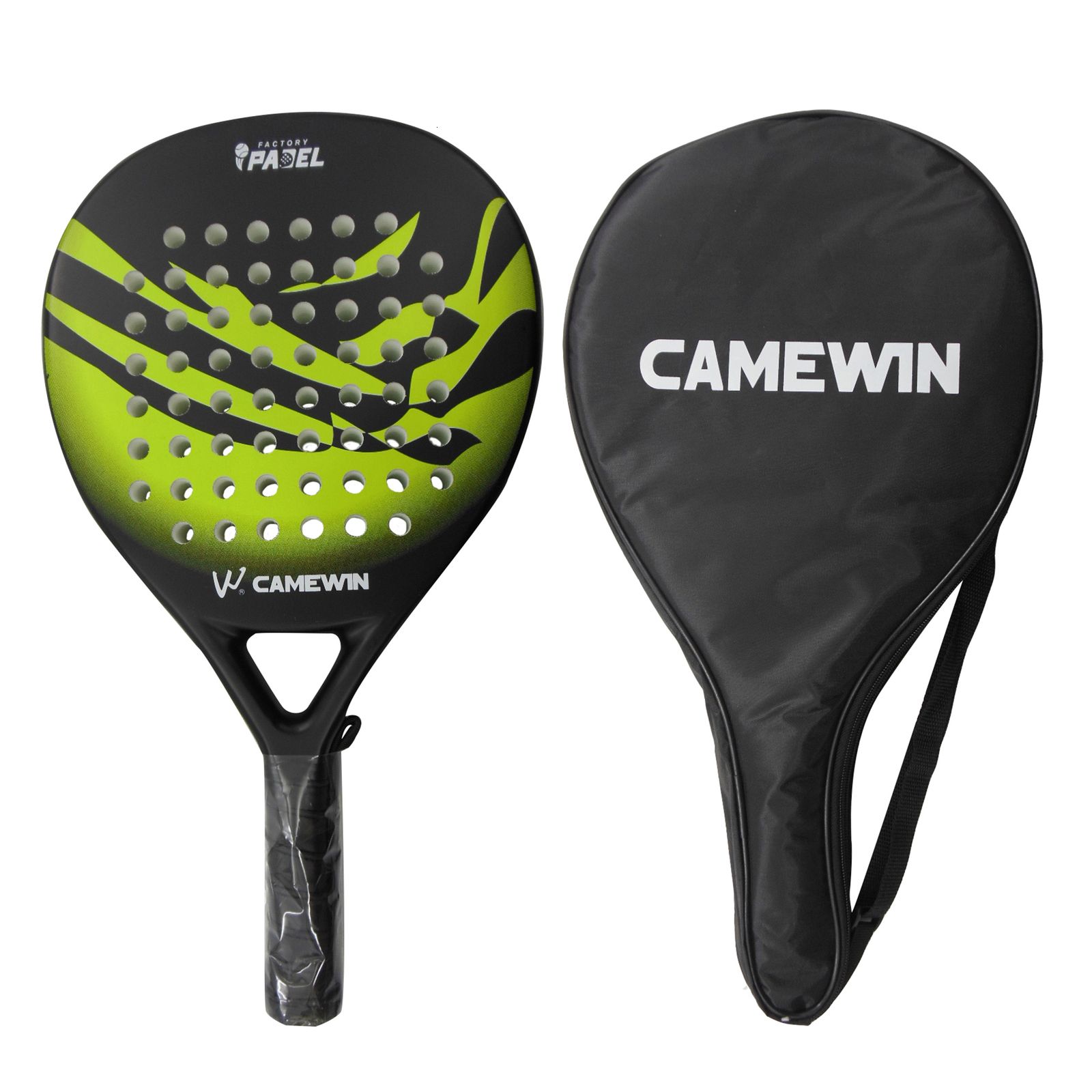 Tennis Rackets CAMEWIN4013 Padel Beach Tennis Racket Professional Tennis Carbon Fiber Soft EVA Face Tennis Paddle Racquet Racket With Bag Cover 230630 From Bao05, $36.53 DHgate