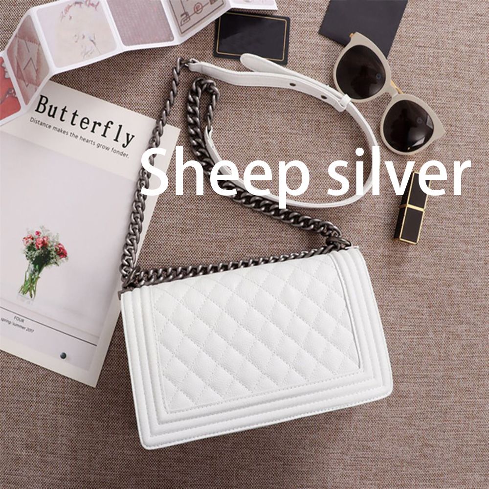 White Sheepskin Silver