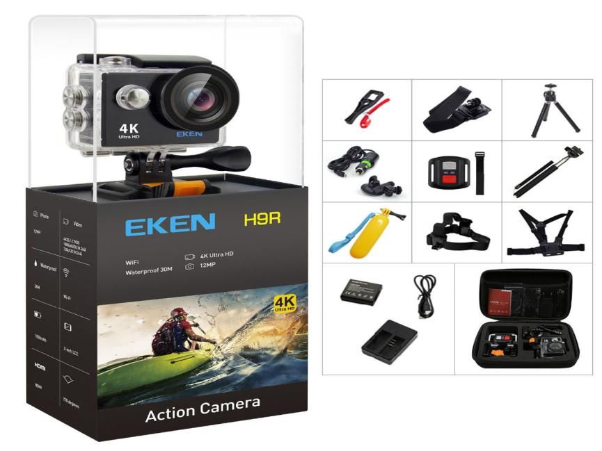 EKEN H9R アクションカメラ 4K ドライブレコーダー