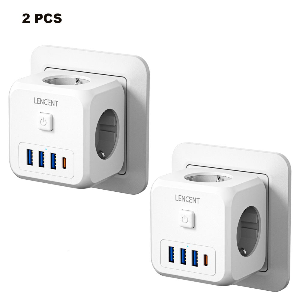 2 pezzi 3ac 3u 1c-Eu Plug