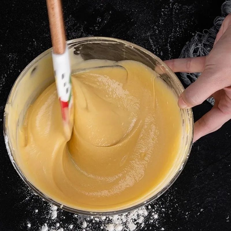 Kitchen Cooking Baking Tool Non-Stick Silicone Cake Cream Spatula