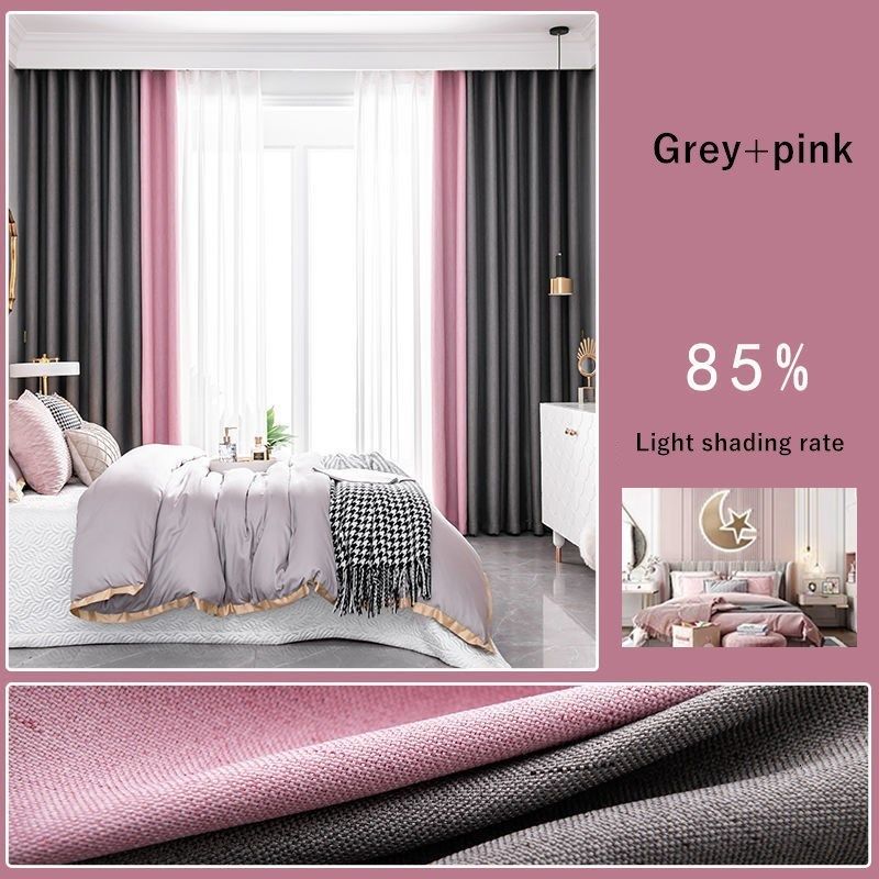 grey and pink